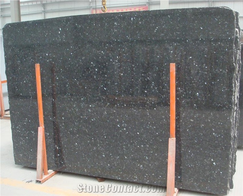 Blue Pearl-Scale Polished Slab Giga