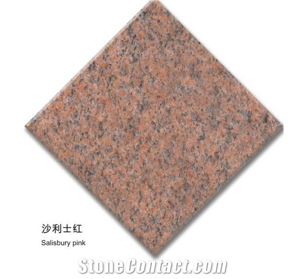 Salisbury Pink Granite Paint Red Granite Polished Slab Giga