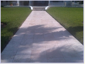 Classic Travertine Walkway Pavers