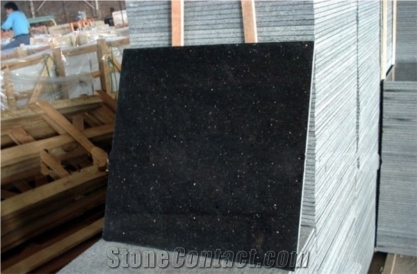 Black Galaxy Granite Tiles