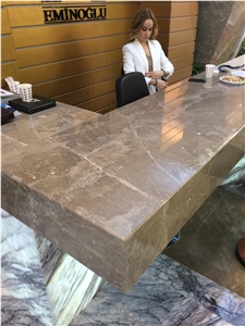 Marqueen Marble Reception Desk Top