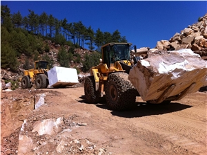 Milas New York Marble Blocks, Turkey White Marble
