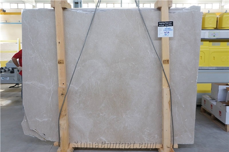 Burdur Beige Slabs & Tiles, Turkey Beige Marble