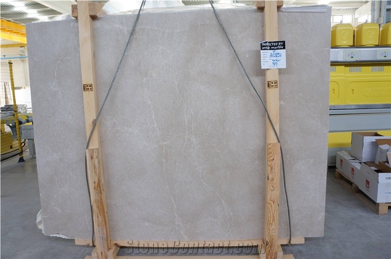 Burdur Beige Slabs & Tiles, Turkey Beige Marble