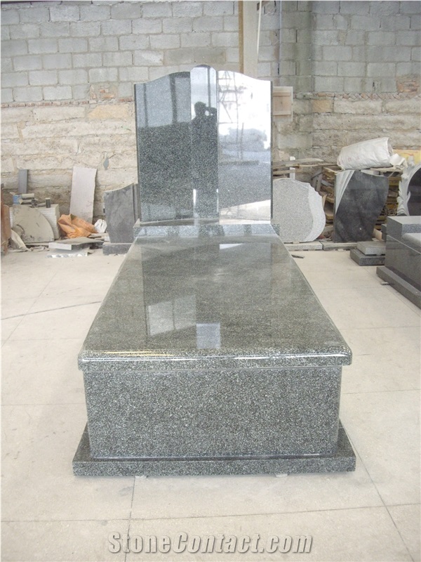 Australian Style Monument & Tombstone, Green Granite Monuments