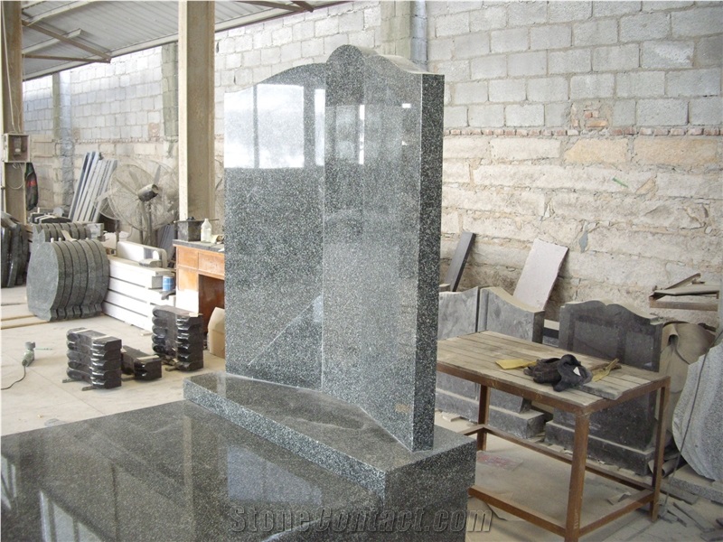 Australian Style Monument & Tombstone, Green Granite Monuments