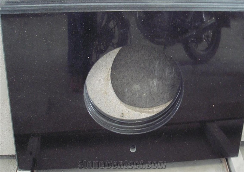 Black Galaxy Granite Vanity Top,Bath Top