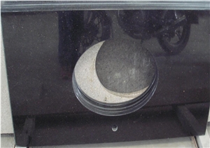 Black Galaxy Granite Vanity Top,Bath Top