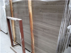 China Wooden Grey Marble Slabs & Tiles