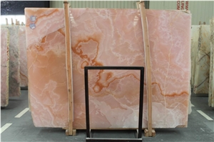 Pink Onyx Slab, Iran Pink Onyx Pink Onyx Slab, Iran Pink Onyx