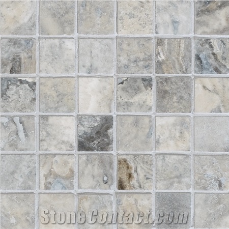 Silverado Honed&Filled Travertine Mosaics