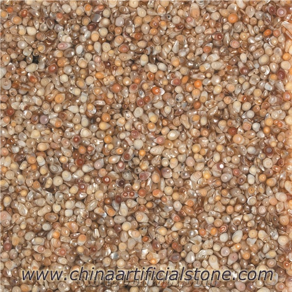 Translucent River Pebble Stone Panel Sheet