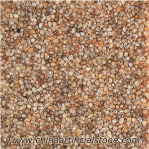 Translucent River Pebble Stone Panel Sheet