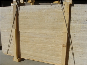 Block Stock Silver Light Travertine Slabs Vein Cut Beige Stone Tiles Panel Wall Cladding Panel,Classic Cream Travertino Floor Covering Pattern