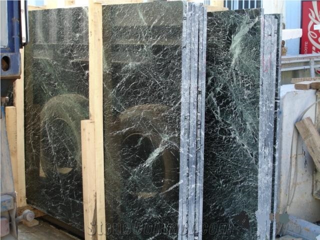 Tinos Green Marble Tiles, Slabs