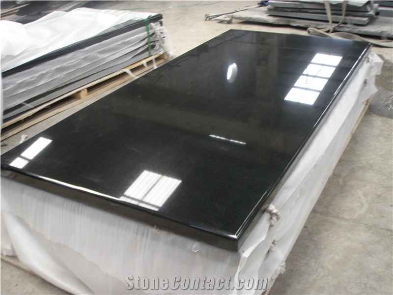 Chinese Shanxi Black Granite Kitchen Countertops