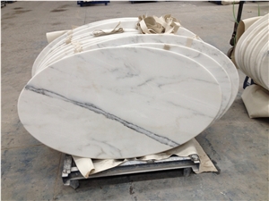 White Jet Marble and Only Medallion