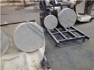 White Marble Tabletops