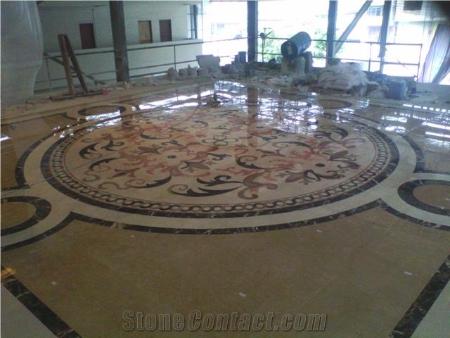 Marble Waterjet Medallion,Round Medallions