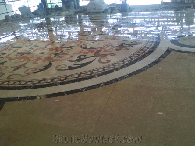 Marble Waterjet Medallion,Round Medallions