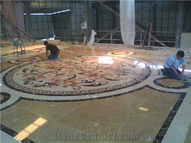 Marble Waterjet Medallion,Round Medallions