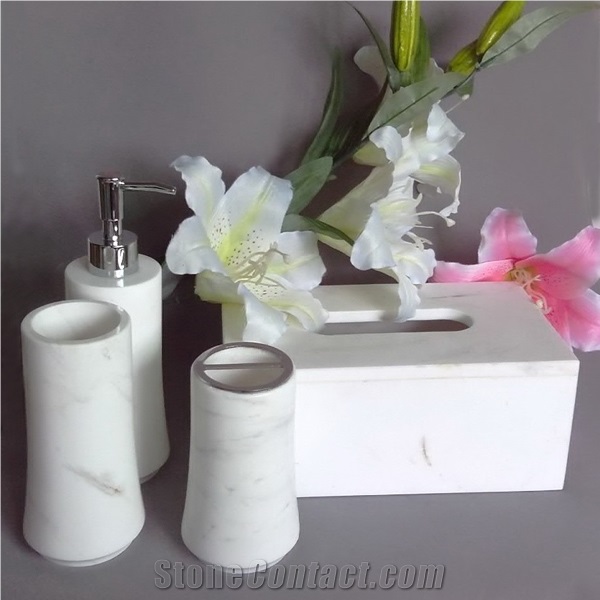 Natural Stone Bath Accessories,Marble Bath Set