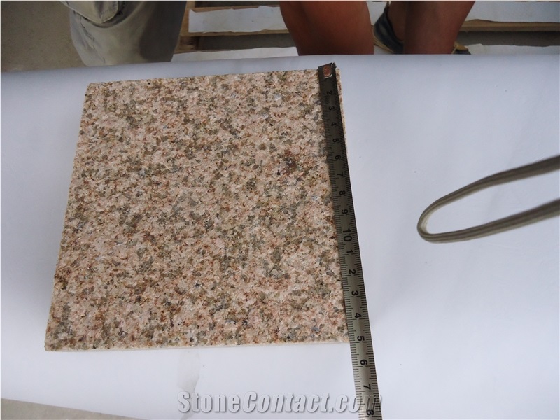 G682 Beige Granite Cube Stone & Pavers