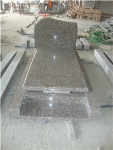 G664 Russian Style Monument/Tombstone, Pink Granite Monuments G664 Russian Style Monument/Tombstone, Pink Granite Monuments