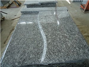 Poland Surf Wave Style Monument,Grey ,Monument Poland Surf Wave Style Monument,Grey ,Monument