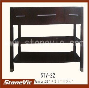 Traditional Wooden Base Artificial Quartz Stone Bath Top