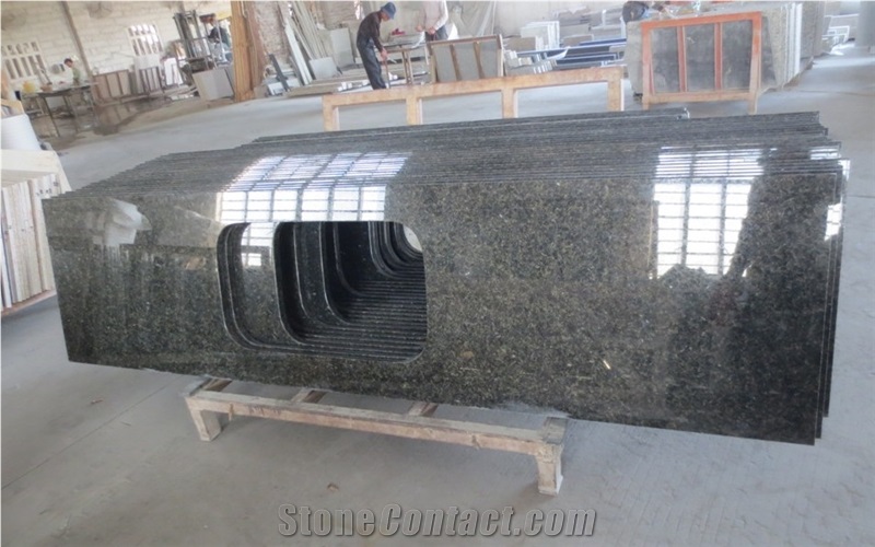 Verde Ubatuba Green Granite Kitchen Countertops