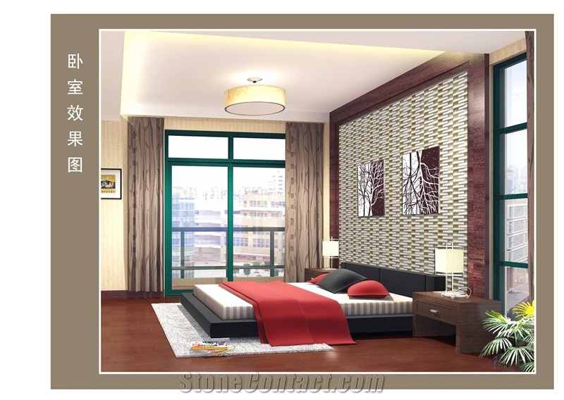 Marble Mosaic Wall Tile for Hotel Decor-Building Project No.14
