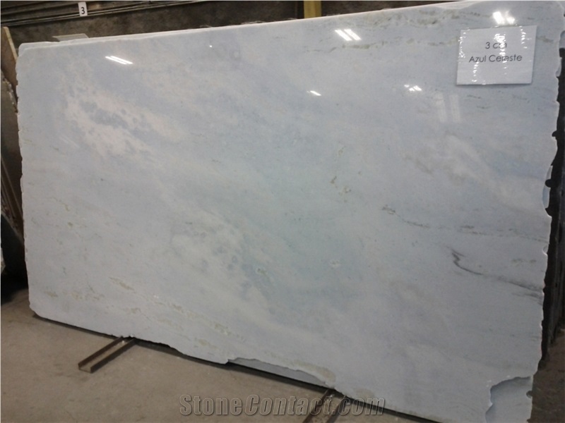 Azul Cielo Marble Slabs,Azul Celeste Marble