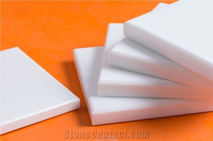 Exporter Crystallized Glass Stone Panel, White Nano Glass Flooring Tile