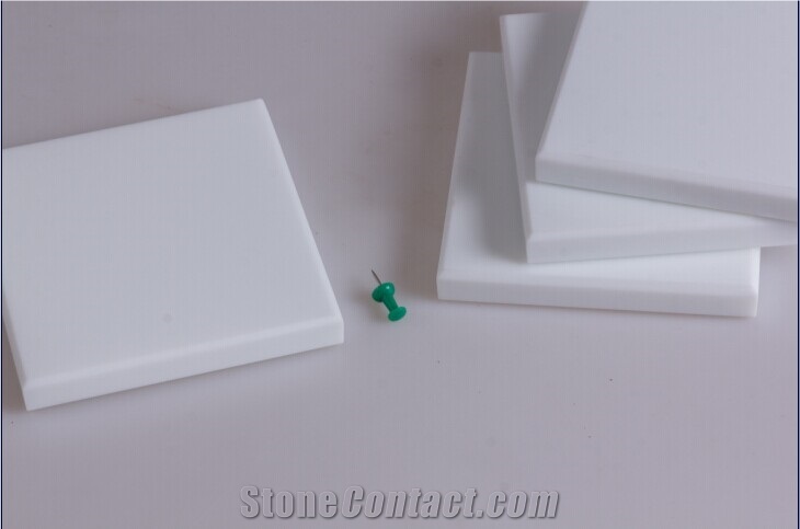 Exporter Crystallized Glass Stone Panel, White Nano Glass Flooring Tile