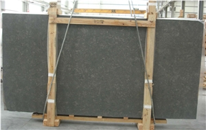 Azul Monica Limestone / Azul Valverde Limestone Tiles & Slabs, Blue Polished Limestone Flooring Tiles, Walling Tiles