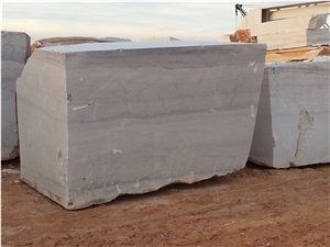 Estremoz Marble Blocks Commercial, White Marble with Veins