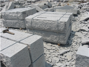 Big Granite Stone for Wall Building, G341 Grey Granite Mushroom Stone