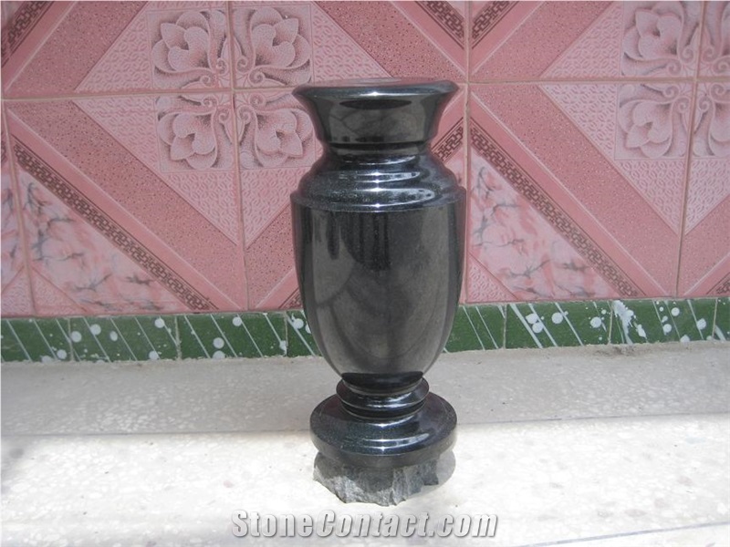 Black Granite Gravestone, Shanxi Black Granite Graveyard Products
