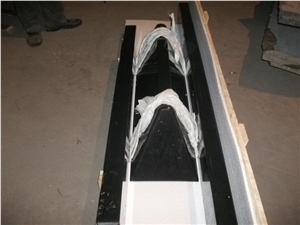 Black Granite Gravestone, Shanxi Black Granite Graveyard Products