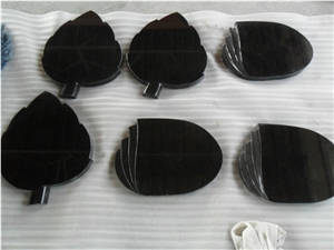 Black Granite Gravestone, Shanxi Black Granite Graveyard Products