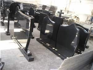 Black Granite Memorial Stone, Shanxi Black Granite Monument & Tombstone