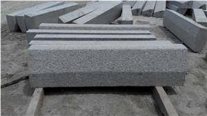 Bush Hammered Granite Kerbstone, G341 Grey Granite Kerbs