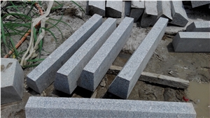 Bush Hammered Granite Kerbstone, G341 Grey Granite Kerbs