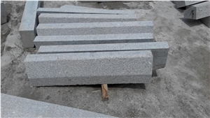 Bush Hammered Granite Kerbstone, G341 Grey Granite Kerbs