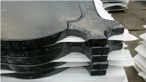 Carved Granite Tombstone,Shanxi Black Granite Monument & Tombstone