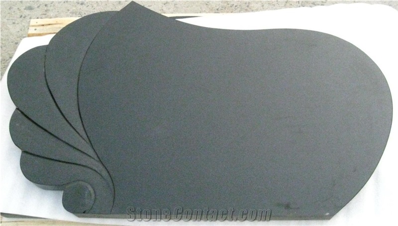 Carved Granite Tombstone,Shanxi Black Granite Monument & Tombstone