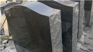 China Black Granite Tombstone for Korean Market,China (Also Called Hebei ) Black Granite Japanese & Korean