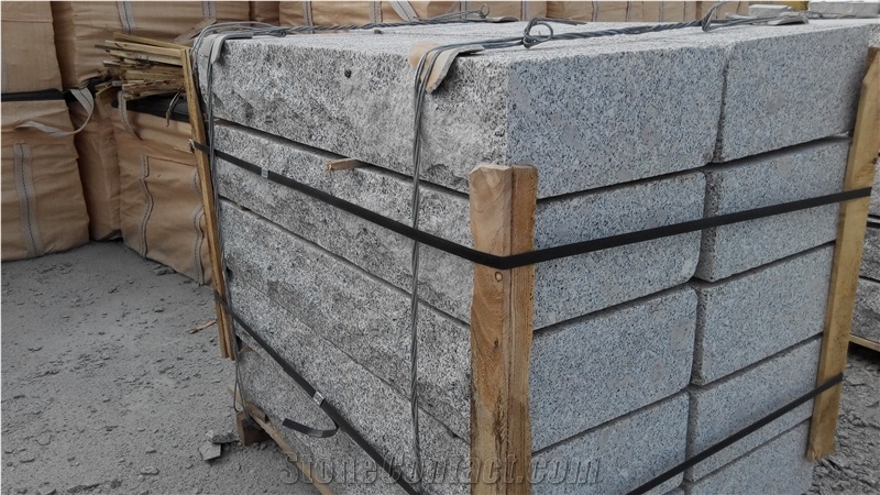 China Grey Granite Kerb，Handmade Kerb, G341 Grey Granite Kerbs