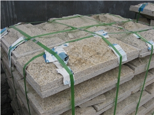 G350 Yellow Granite Mushroom Stone